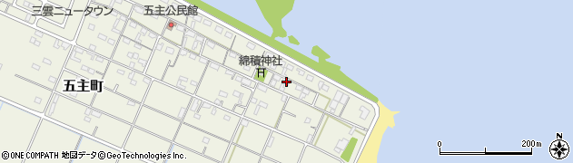 三重県松阪市五主町1148周辺の地図
