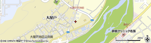三重県名張市大屋戸969周辺の地図