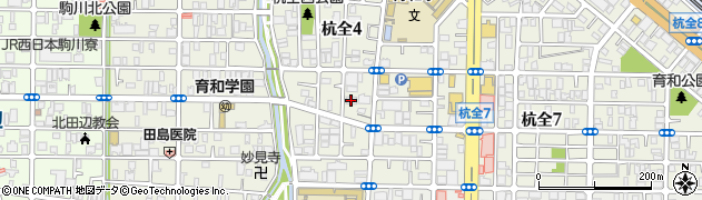 ツクイ大阪東住吉 入浴周辺の地図