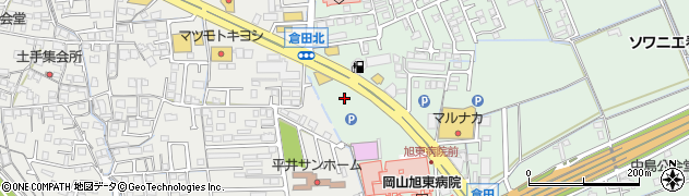 岡山県岡山市中区倉田636周辺の地図