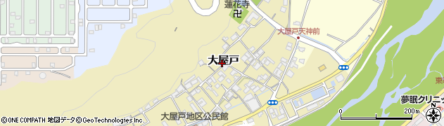 三重県名張市大屋戸290周辺の地図