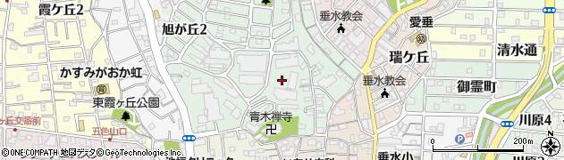 神戸市立駐輪場旭が丘自転車駐車場周辺の地図