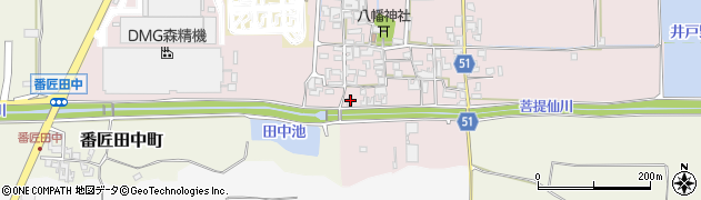 奈良県大和郡山市井戸野町491-8周辺の地図