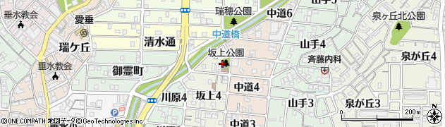 坂上公園周辺の地図