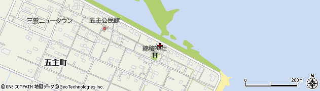 三重県松阪市五主町1213周辺の地図