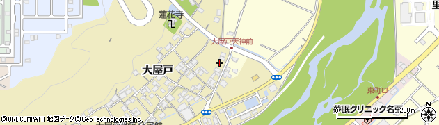 三重県名張市大屋戸962周辺の地図