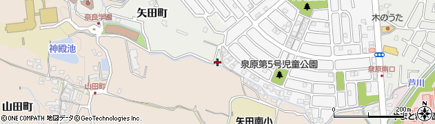 奈良県大和郡山市矢田町6208-6周辺の地図