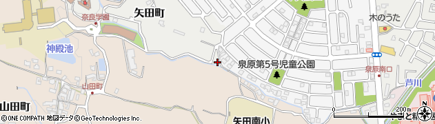 奈良県大和郡山市矢田町6208-7周辺の地図