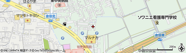 岡山県岡山市中区倉田606周辺の地図
