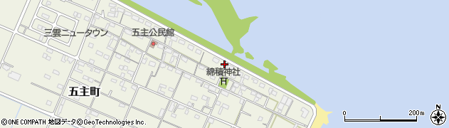三重県松阪市五主町1212周辺の地図