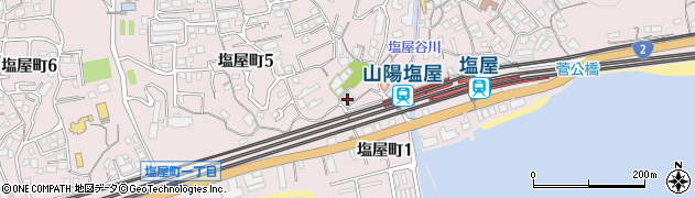 神戸市立駐輪場塩屋駅前自転車駐車場周辺の地図