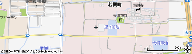 奈良県大和郡山市若槻町286周辺の地図