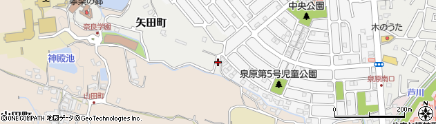 奈良県大和郡山市矢田町6208周辺の地図