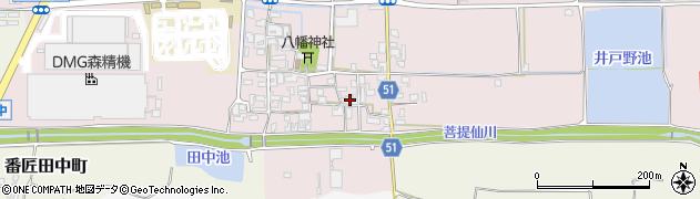 奈良県大和郡山市井戸野町472周辺の地図