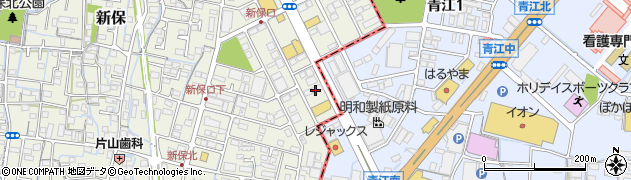 ファミリーマート岡山青江店周辺の地図