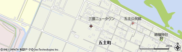 三重県松阪市五主町1395周辺の地図
