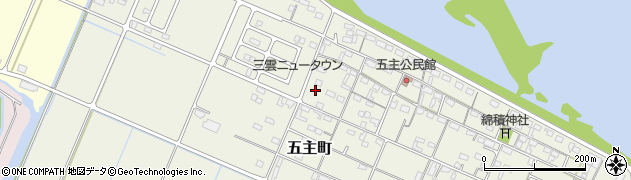 三重県松阪市五主町1232周辺の地図