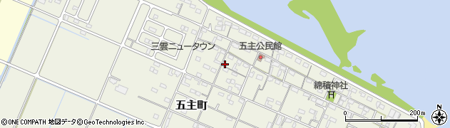 三重県松阪市五主町1059周辺の地図