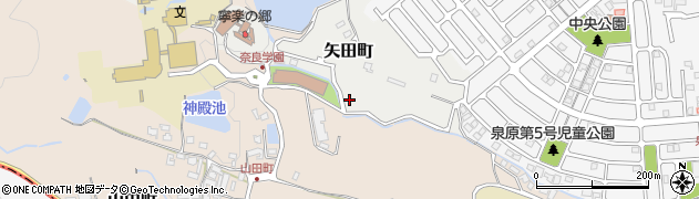 奈良県大和郡山市矢田町6081-11周辺の地図