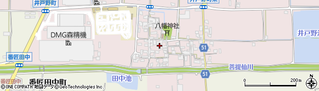 奈良県大和郡山市井戸野町502周辺の地図
