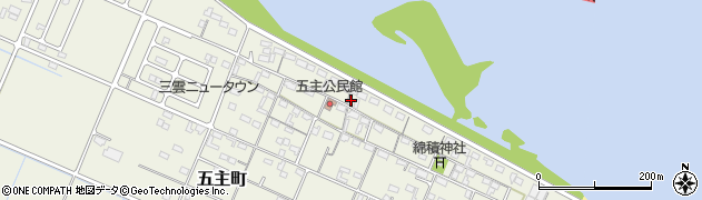 三重県松阪市五主町1198周辺の地図