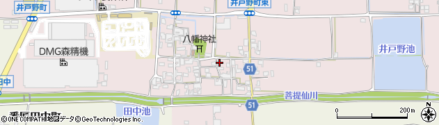 奈良県大和郡山市井戸野町474周辺の地図