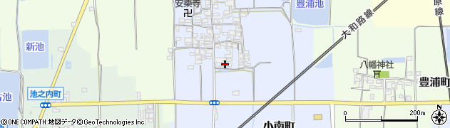 奈良県大和郡山市小南町235周辺の地図