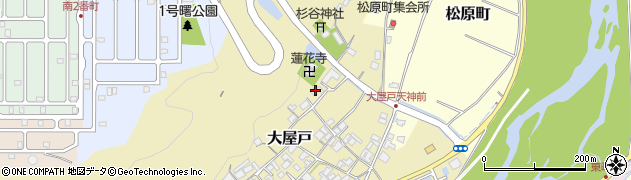 三重県名張市大屋戸151周辺の地図