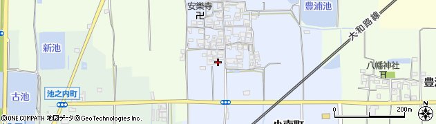 奈良県大和郡山市小南町67周辺の地図