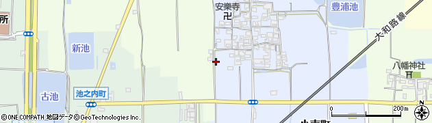 奈良県大和郡山市小南町78周辺の地図