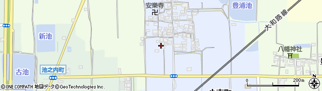 奈良県大和郡山市小南町69周辺の地図