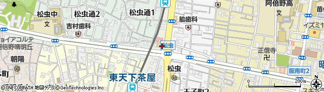 三菱ＵＦＪ銀行天下茶屋 ＡＴＭ周辺の地図