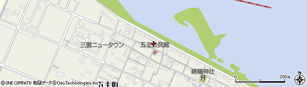 三重県松阪市五主町1196周辺の地図