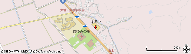 キヌヤ　西益田店周辺の地図