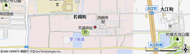 奈良県大和郡山市若槻町190周辺の地図
