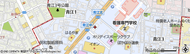 株式会社電力サポート中国　岡山営業所周辺の地図