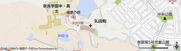 奈良県大和郡山市矢田町6073-16周辺の地図