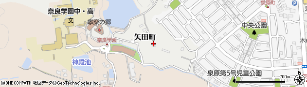 奈良県大和郡山市矢田町6072-2周辺の地図