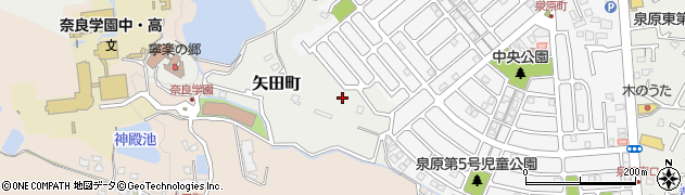 奈良県大和郡山市矢田町6072-34周辺の地図