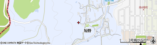 三重県名張市短野882周辺の地図