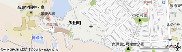 奈良県大和郡山市矢田町6072-35周辺の地図