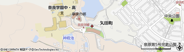 奈良県大和郡山市矢田町6073-3周辺の地図