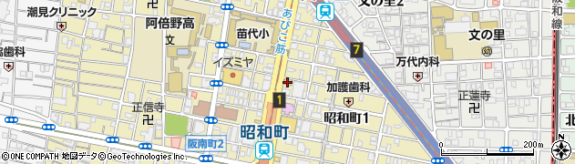 ローソン昭和町店周辺の地図
