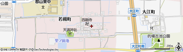 奈良県大和郡山市若槻町208周辺の地図