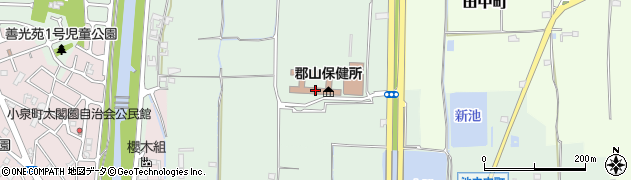 奈良県郡山総合庁舎周辺の地図