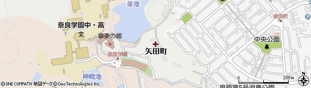 奈良県大和郡山市矢田町6068周辺の地図