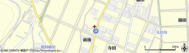 愛知県田原市高松町前後65周辺の地図