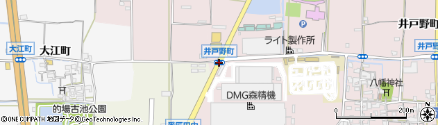 井戸野町周辺の地図