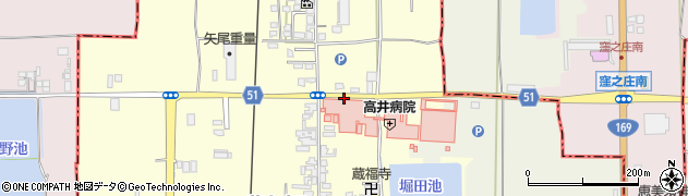 蔵之庄北口周辺の地図