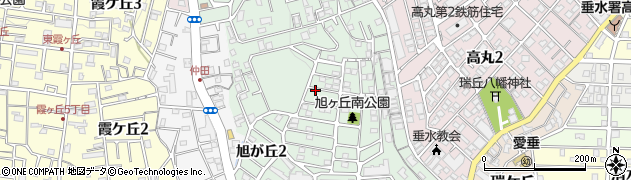 兵庫県神戸市垂水区旭が丘周辺の地図